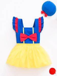 nikoscout | Cute Girls Princess Style One-Piece Swimwear