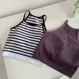 THE ONE สาวร้อน สลิง เสื้อกั๊ก มีแผ่นรองหน้าอก ภายใน สวมใส่ด้านนอก หญิง ลาย