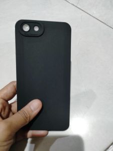 Softcase Full Black OPPO A83 Case Casing Silikon Pro Camera