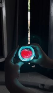 Biled ala ala ukuran mini 25 inch Devil merah Jauh Dekat 30watt 12-80v Waterproof PNP Semua Motor