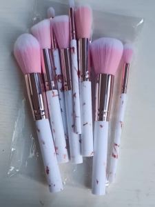12Pcs Professional Makeup Brush Set with 2 Makeup Puff Soft Cosmetic Brushes for Powder Blush Eyeshadow Complete Makeup Kit
