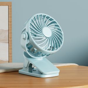 Quạt Mini Clip Fan 720 ° Đèn Ngủ Di Động Có Thể Sạc Lại Bằng USB Tích Hợp Quạt Làm Mát Mạnh Mẽ Lý Tưởng Cho Du Lịch Cắm Trại Ngoài Trời