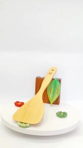 Vá Sạn 02 Đầu Bằng Gỗ Beech Xẻng Cán Dài 27cm Dùng Để Chiên Xào Đảo Trở Thức Ăn Thương Hiệu Trường Sơn - Đồ Dùng Gia Dụng Nhà Bếp