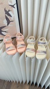 Dép Bé Gái Mùa Hè 2025 Phong Cách Thời Trang Đế Chống Trơn Trượt Giày Sandal Công Chúa Hoa Ngọc Cho Bé Gái 3-10 Tuổi