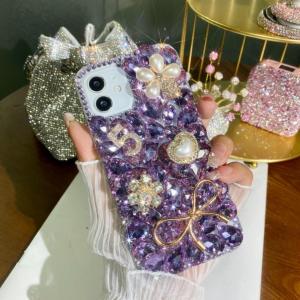 Bling Glitter Phone Case Oppo A78 5G A77s A17 A17K A57 2022 A78 5G A96 A76 A95 Shiny Casing A55 A95 A74 5G A54 Phone Case 3D Rhinestone Pearl Honey Glitter Shiny Phone Case