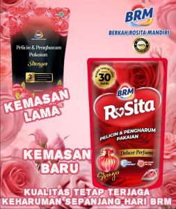 Mawar Super Laundry BRM REFILL 900 ml / 800 ml PELICIN & PENGHARUM PAKAIAN BRM