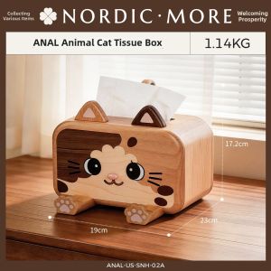 NORDIC MORE | Cute Cat Desk Drawer Storage Box