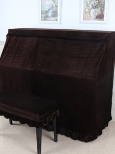 Vải Nhung Vàng Dày Chống Bụi Cho Đàn Piano Phong Cách Hiện Đại Tối Giản Sang Trọng Mới Gợi Ý Màu Đen Trang Trí Vải Phủ