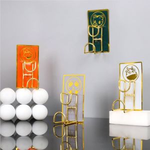 Toilet Shelf Hooks Bathroom Mobile Storage Rack Cartoon Animal Hooks Toilet And Restroom Supplies Adhesive Hook