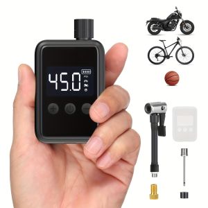 Electric Bicycle Pump 120 PSI Mini Tire Pump with Digital PSI Pressure Gauge