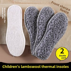 XIANZHAO | Warm Fleece Shoe Inserts For Boys And Girls Childrens Special Winter Boots Large Lamb Velvet Anti-Cold Comfortable Cotton Shoes