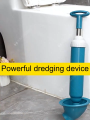 High Pressure Toilet Pump Plunger/Dredger Bathroom Toilet Air Drain Blaster Plunger Sink Dredge Cleaner. 