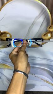 Kacamata Lensa Minus Pria Wanita Terbaru -075 Sd -400 Kacamata Frame Besi Ori 100% Free Box