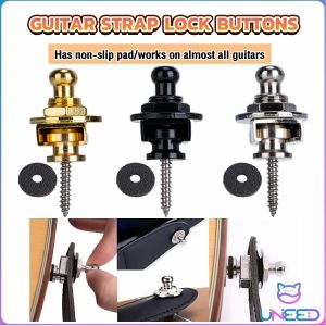 Need Guitar Strap Lock Buttons Quick Release Strap Locks Retainer System for ElectricBassAcoustic Guitar