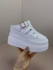 Giày Sục Nữ Hở Gót Đế Cao 12CM S840-2087