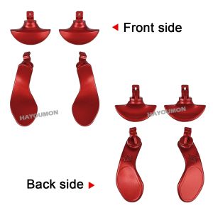 Red Blue 4PCS/Set Handle Metal Back Keys For PS5 Edge Elite Controller Back Paddles for PS5 Edge GamePad Trigger Replace Parts