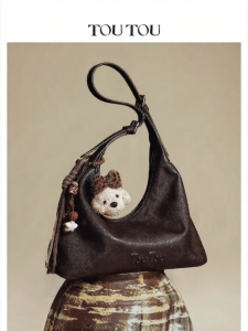 TOUTOU | Luxury Brown Tote Hobo Bag