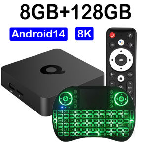 TV Box Q1 Android 14 8GB 128GB Bluetooth 5.4 Streaming Media Player Allwinner H313 8GB128GB Set Top Box 8K Video 4K Smart TV Box