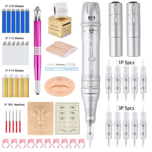 JUNMIAO | Permanent Makeup Machine Kit Microblading Machine Eyebrow Tattoo Machine - Microshading Lip Ombre Brows Machine Tattoo Pen