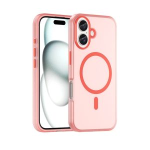 New Arrival for Iphone16promax Phone Case Case Frosted Magnetic Candy Color Iphone15pro Full-Body Transparent Silicone 14 Ultra-Thin Drop-Resistant MagSafe Fancy Skin Feeling Trendy Female