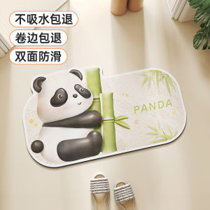 Meisda Bathroom Mat Water Absorbent Door Mat Anti Slip Toilet Entrance Silicone Floor Rug Home Decorative Doormat for Autumn Winter