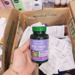 Thải độc gan bổ gan làm mát gan tăng cường chức năng gan Milk Thistle Extract 1000mg 90-180 viên