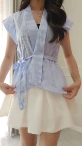 ORECCA - Kya Top Atasan Pita Salur Wanita