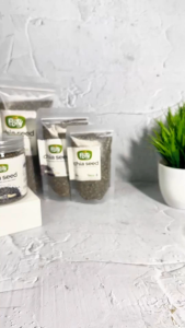 Biji Chia Seed Premium Organic Black Chiaseed Diet Detox Alami Original 1 kg Poty