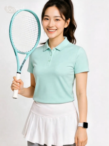 AIRWELL เสื้อยืดคอปกผู้หญิง ติดแอร์ รุ่น Formal ผ้าIce Silk กันUV ใส่สบาย แห้งไว ไม่ต้องรีด เย็นกว่าเสื้อทั่วไปถึง-8 ํc