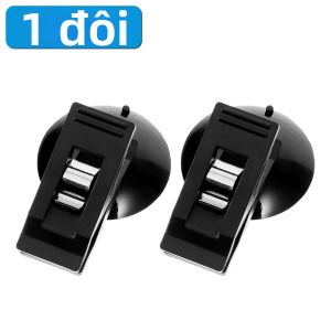 PINMOAP Xe Hút Cốc Tổ Chức Kẹp Đa Năng Hút Chân Không Giá Đỡ Kẹp Cho Dây Cáp Vé Lưu Trữ Thẻ 1/2/5 Đôi Nội Thất Ô Tô Dây Buộc