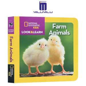 National Geographic Kids Look and Learn: Farm Animals (Look & Learn) Board book – Picture Book by National Geographic Kids Original English books