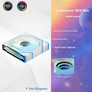 Jungle Leopard | Silent Cooling Side RGB PWM Case Fan 12CM