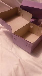 Arjuna Sticker Dus Ungu Ukuran 12x16 Kardus Kotak Untuk Catering Dus Snack Box Acara Syukuran Murah