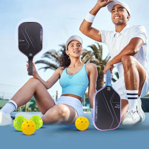 JBA Bộ Máy Chơi Pickleball T700 Carbon Fiber Bề Mề Khăn Chống Trượt 16mm Lõi Tổ Ong Gradient Toàn Diện Dành Cho Tất Cả Người Chơi