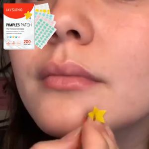 Jasuing แผ่นแปะสิวรูปดาว ซ่อมแซมหลุมสิวและรอยสิว ลดสิว จุดด่างดำ ปกปิดและซ่อมแซมสิวหัวดำและสิว