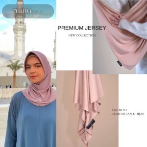 Navy Daily Hijab Jannah Instan Short | Bergo dengan Pet Jilbab Langsung Slup Anti Ribet Rania Hijab