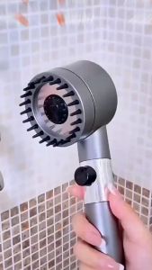 Hand Shower Kamar Mandi Set Kepala Head Sower Kencang Grey Turbo