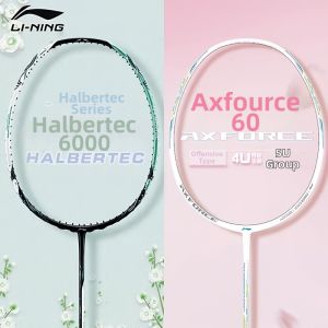 Li-Ning | Thunder 60/Zhanji 6000 Ultra Light Full Carbon Attack Match Badminton Racket Single