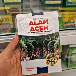 Cabe Alam Aceh 10gr Tahan Virus Buah Lebat Original Pabrik