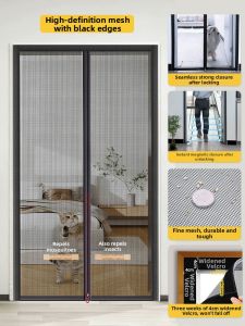 YIMING | Invisible Self-Adhesive Magnetic Mosquito Net Door