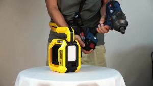 Portable Pure Sine Wave Power Inverter For DeWALT 20V Battery 220V Output with USB-C Interface Ideal for Camping Outdoor Use