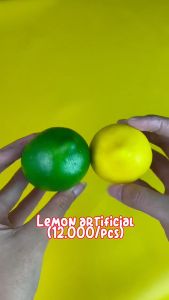 SAF Lemon Palsu (Buah-buahan Palsu) / Properti Props Fotografi