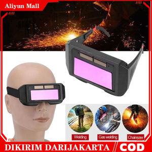 [Jakarta mengirimkan] COD kacamata las pengubah cahaya otomatis kacamata topeng kacamata perlindungan tenaga kerja tukang las tukang las khusus pengelasan pengelasan TIG sinar ultraviolet