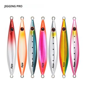 เหยื่อจิ๊กกิ้ง JIGGING PRO Slow Blatt Cast UP น้ำหนัก 20 กรัม 30 กรัม 40 กรัม 60 กรัม เหยื่อโลหะสำหรับตกปลาทะเล ชายฝั่ง แบบ Slow Pitch Casting