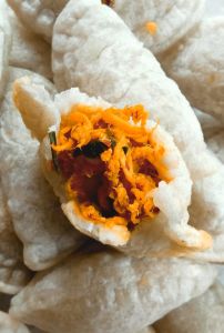 CIRENG ISI AYAM SUWIR PEDAS MERCON/KEMASAN VACUM/10pcs TERMURAH