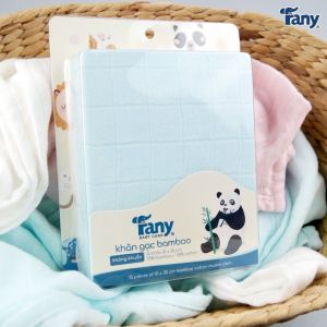 Hộp 10 Khăn MÀU cho bé sơ sinh dòng khăn xô sợi tre chất rất mềm mịn- Khăn Sữa dòng cao cấp_Fany