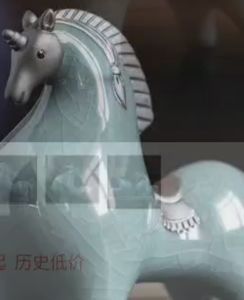 Ceramic Tang Horse Ornament Small Lucky Living Room Entrance Wine Cabinet Desktop Decoration Desk Zodiac Horse Ornament