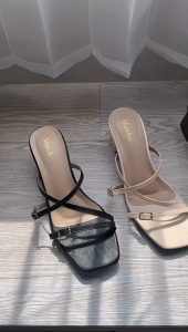 Qwertyzone - Jemima Sandal Heels Wanita / Sandal Heels 5cm / Sandal Heels Pesta / APL 01