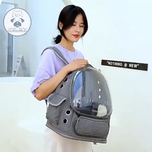 CHONG CHONG Cat Travel backpack pet portable carrier breathable fabric