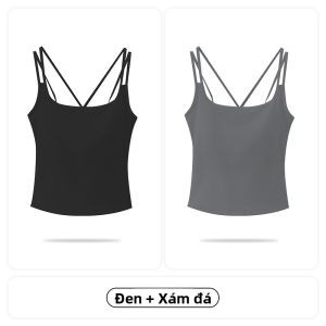 MiiOW | Áo ba lỗ lụa treo vai thoáng khí mùa hè dành cho nữ Áo ba lỗ hai vai có đệm ngực che chắn bên hông và ngăn ngừa ánh nắng mặt trời